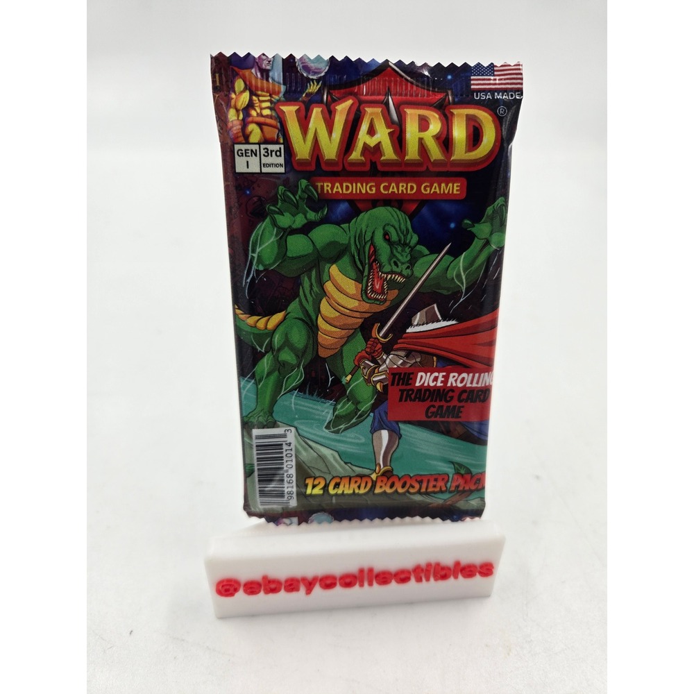 Ward Trading Card Game Gen 1 3rd Edition 12 Card Booster Pack Sealed USA Made
